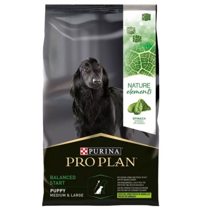 Pro Plan Nature Elements Balanced Start Puppy Medium&Large сухой корм для щенков средних и крупных пород с ягненком 2 кг. 